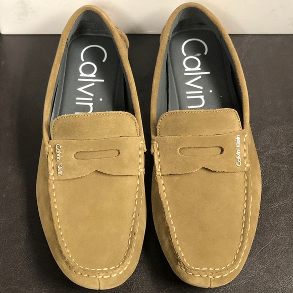 CK Martyn Suede Penny Driving Loafer Boat Moccasin - Picture 4 of 8